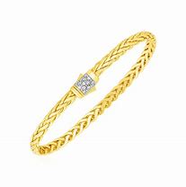 Image result for Gold Rope Bracelet with Diamonds