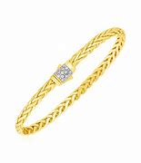 Image result for Gold Rope Bracelet with Diamonds