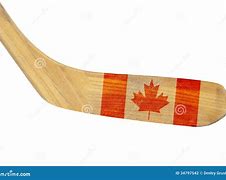 Image result for Canadian Flag On a Hockey Stick