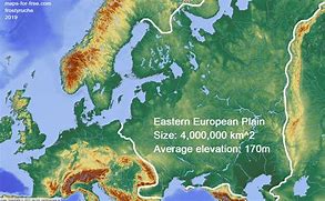 Image result for Relief Map Eastern Europe