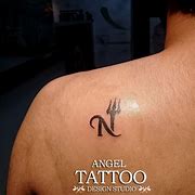 Image result for Trishul Tattoo Small