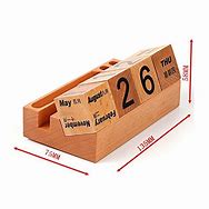Image result for Perpetual Wooden Hanging Calendar
