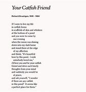 Image result for Catfish Friend Poem