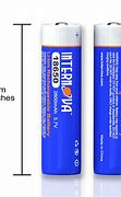 Image result for 18650 Battery Dimensions