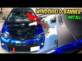 Image result for 2020 Toyota Corolla Windshield Banner