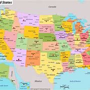 Image result for Us State Map with Cities