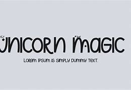Image result for Unicorn Magic Font