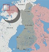 Image result for Finland Russia Border Map