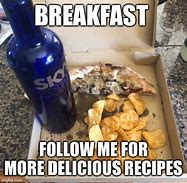Image result for Breakfast Pizza Meme