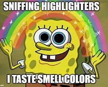 Image result for Spongebob Sniffing Meme