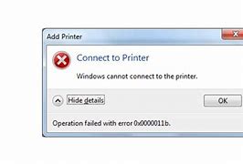 Image result for 0X000011b Error Printer