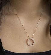 Image result for Round Pendant Necklace