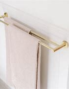 Image result for Brushed Brass Towel Rails for Bathrooms