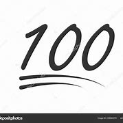 Image result for 100 Sign Emoji