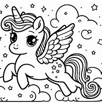 Image result for Cute Alicorn Coloring Pages