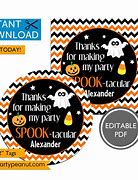 Image result for Halloween Thank You Tags