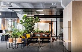 Image result for Hybrid Office Layout