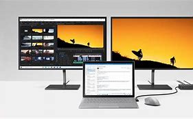 Image result for Double Screen Computer Monitor