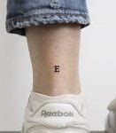 Image result for Letter E Tattoo