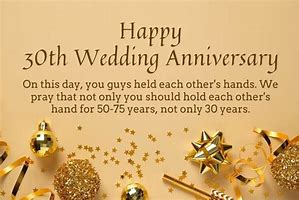 Image result for What to Do On 30th Wedding Anniversary