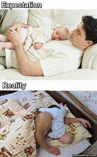 Image result for Expectation vs Reality Baby Meme