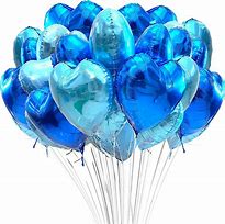 Image result for Blue Heart Balloons