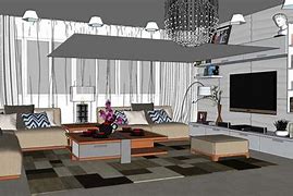 Image result for Living Room TV Unit Side View