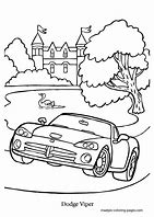 Image result for Dodge Viper Coloring Page