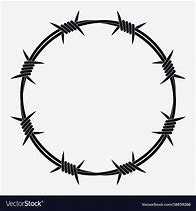 Image result for Barb Wire Circle SVG