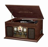 Image result for Victrola Bluetooth Stereo Turntable with CD Player