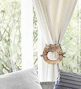 Image result for Wooden Curtain Holder
