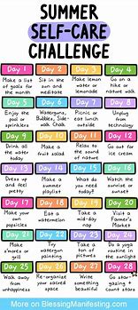 Image result for 5 Day Challenge Self-Care