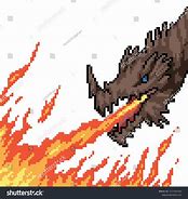 Image result for Pixel Fire Dragon