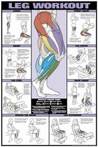 Image result for Gym Leg Challenge Poster