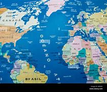 Image result for World Map Europe and America