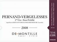 Image result for Deux Montille Pernand Vergelesses Sous Fretille Blanc