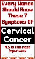 Image result for Symptoms of Cervical Cancer in Women