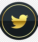 Image result for Black and Gold Twitter Icon