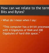 Image result for Diagram of Bit Byte and Nibble in Computing
