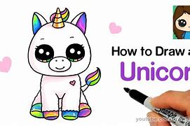 Image result for Unicorn Draw Children