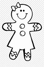 Image result for Gingerbread Boy Clip Art Black and White
