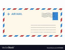 Image result for Airmail Letter