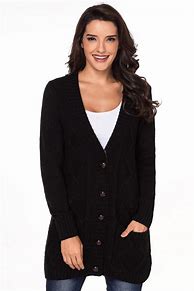 Image result for Black Sweater Button