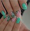 Image result for Green and Silver Nail Art Designs