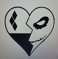 Image result for Joker and Harley Quinn Stencil