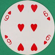 Image result for 6 of Hearts