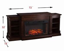 Image result for Low Profile Electric Fireplace