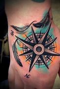 Image result for Compass Tattoo On Hand