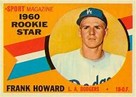 Image result for Frank Howard Baseball Card Most Valueble