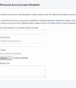 Image result for How to Fix Disabled Facebook Account